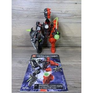 Hero Factory 6218 SPLITFACE  - Complete Lego Bionicle Figure with All Weapons